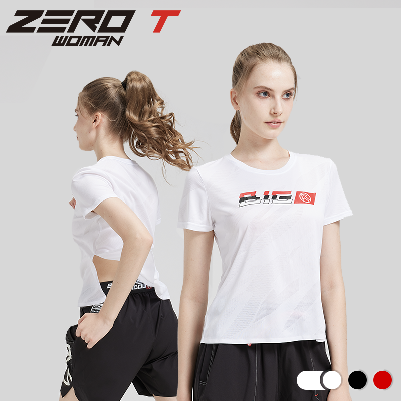 BIGK 大K ZERO-T WOMAN女子轻量透气T恤 城市跑步 日常休闲短袖