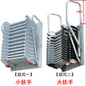 阁楼伸缩楼梯室外家用平台复式 隔层加厚壁挂折叠升降小户型伸拉梯