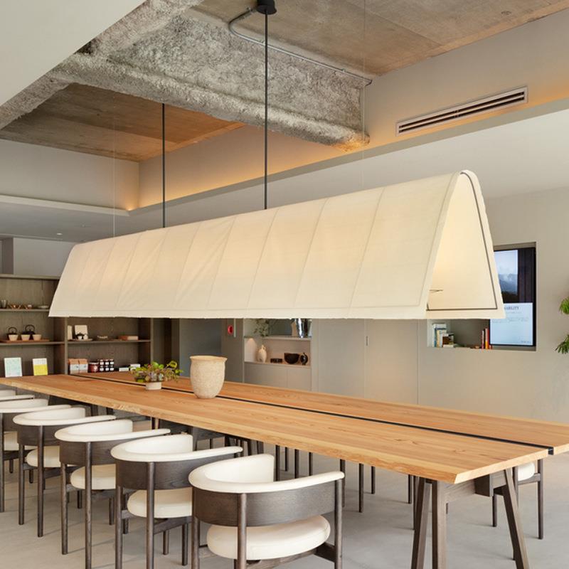 吧台吊灯餐厅饭店咖啡馆奶茶店餐桌灯收银台2025新款日式长条灯具