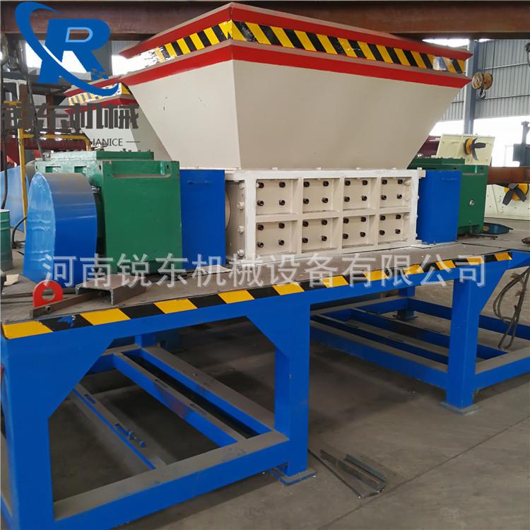 小型双轴木材撕碎机 塑料管材破碎机 橡胶轮胎粉碎机