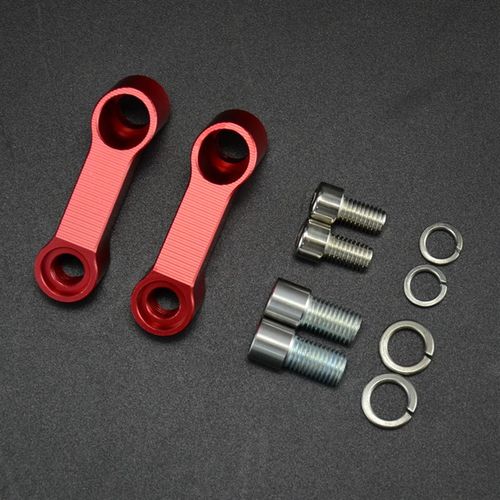 摩托车助力车改装配件机动车后视镜前移镜码小怪兽反光镜加宽镜座