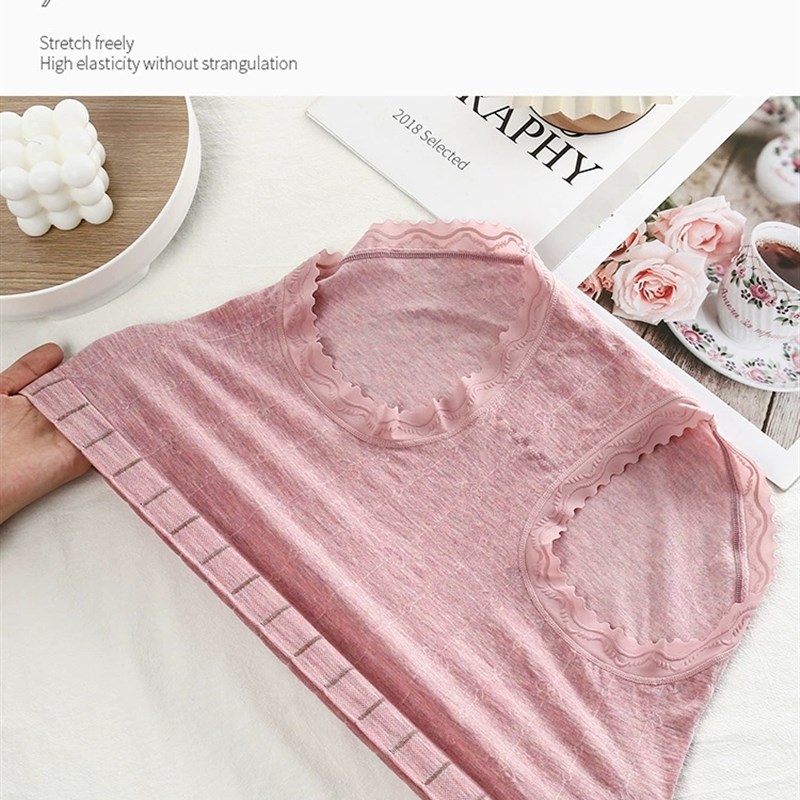 无缝一体高腰女内裤胖m加大包臀透气蕾丝边不夹档大红孕妇200斤