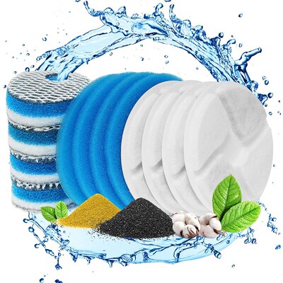 WF150猫咪饮水机十重过滤芯自动循304不锈钢宠物饮水器配件过滤棉