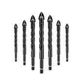 瓷砖钻头6mm超硬四刃玻璃打孔开孔器磁砖混凝土扩孔十字三角钻头