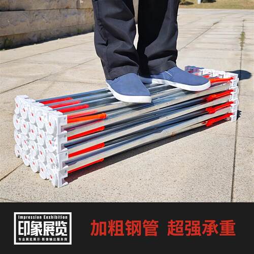 防风拉网式展架签到墙广告架折叠舞台背景墙户外喷绘布海报签名墙
