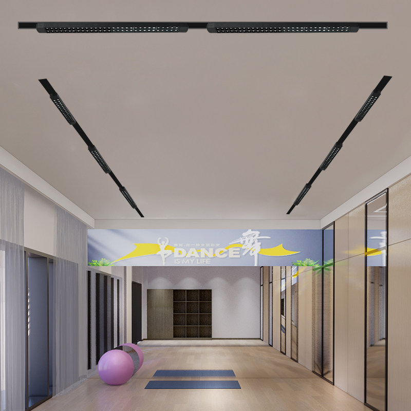 轨道灯led格栅射灯店铺商用展厅路轨聚光灯防眩光超亮导轨超市灯,家装灯饰光源,明装射灯,淘宝优惠券,粉丝福利购,淘宝优惠卷