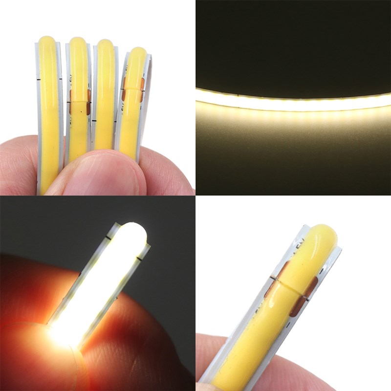 led线性灯cob高亮可粘贴usb插头触摸调明暗灯带可裁剪5V模型灯条