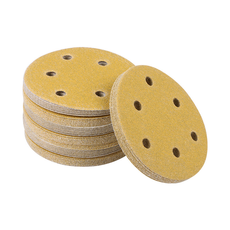 驰甬植绒砂纸片5寸6孔吸尘圆盘砂125mm黄砂自粘式沙纸打磨抛光片,五金/工具,其它漆工工具,淘宝优惠券,粉丝福利购,淘宝优惠卷