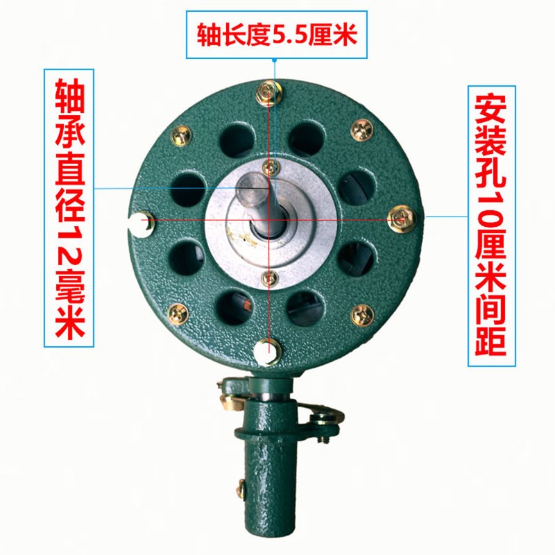 豪华450MM电风扇工业风扇18寸牛角扇立式家用商用摇头落地扇铜线