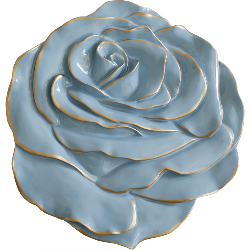 立体花朵墙饰玫瑰花壁饰挂件创意客厅卧室墙面挂饰墙上装饰品壁挂