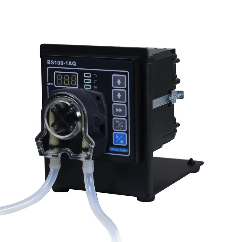 高精度小型实验室蠕动泵数字显示触摸操控多通道计量泵水族钙反泵