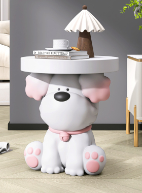 潮玩大狗牀头落地摆件客厅沙发边几电视柜旁家居饰品轻奢乔迁礼物