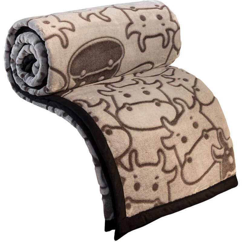 冬季保暖毛毯学生宿舍午睡盖毯珊瑚绒毯子春秋单人双人铺床法兰毯