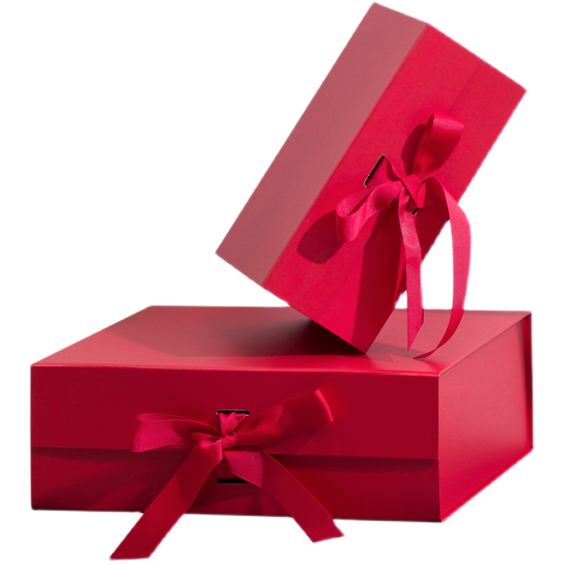 红色礼盒空盒高档生日礼品盒特大号礼物包装盒仪式感送女生男朋友