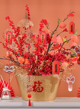 新年摆件乔迁新居礼品福桶高档搬家礼物送礼朋友客厅新房之喜装饰