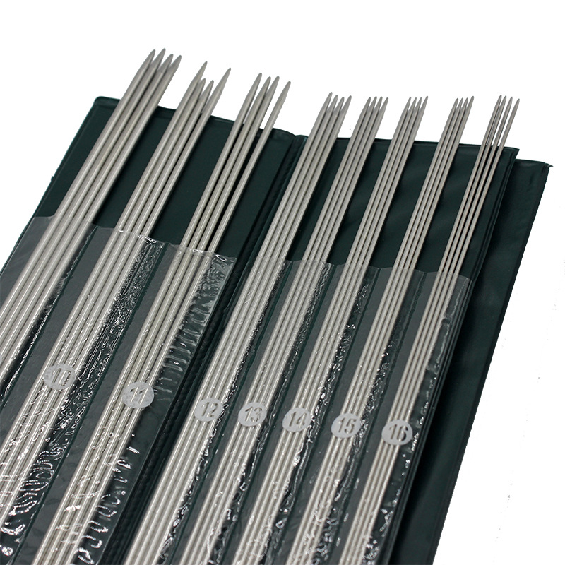 不锈钢毛衣针毛线针循环形针中意牌棒针打围巾直针编织工具全套装