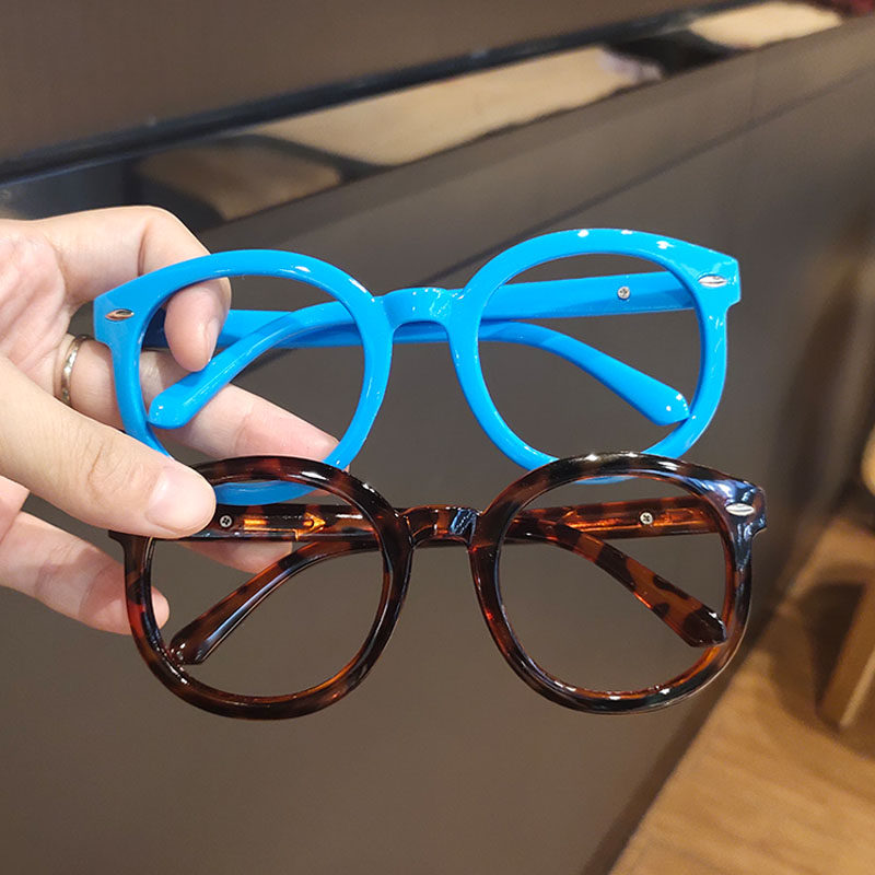 儿童眼镜框男女童可爱无镜片眼镜架小孩拍照镜框小孩装饰眼镜百搭