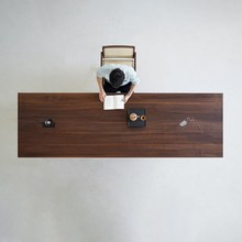 新中式北美黑胡桃木茶桌禅意实木茶桌创意设计长方形家用茶台桌子