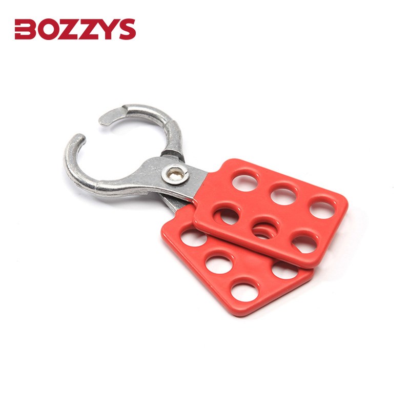 BOZZYS工业设备锁定防火花铝制六孔注塑搭扣锁安全锁具BD-K11
