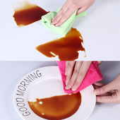 家用抹布厨房用品强吸水不沾油不掉毛洗碗布家务清洁巾毛巾擦桌布