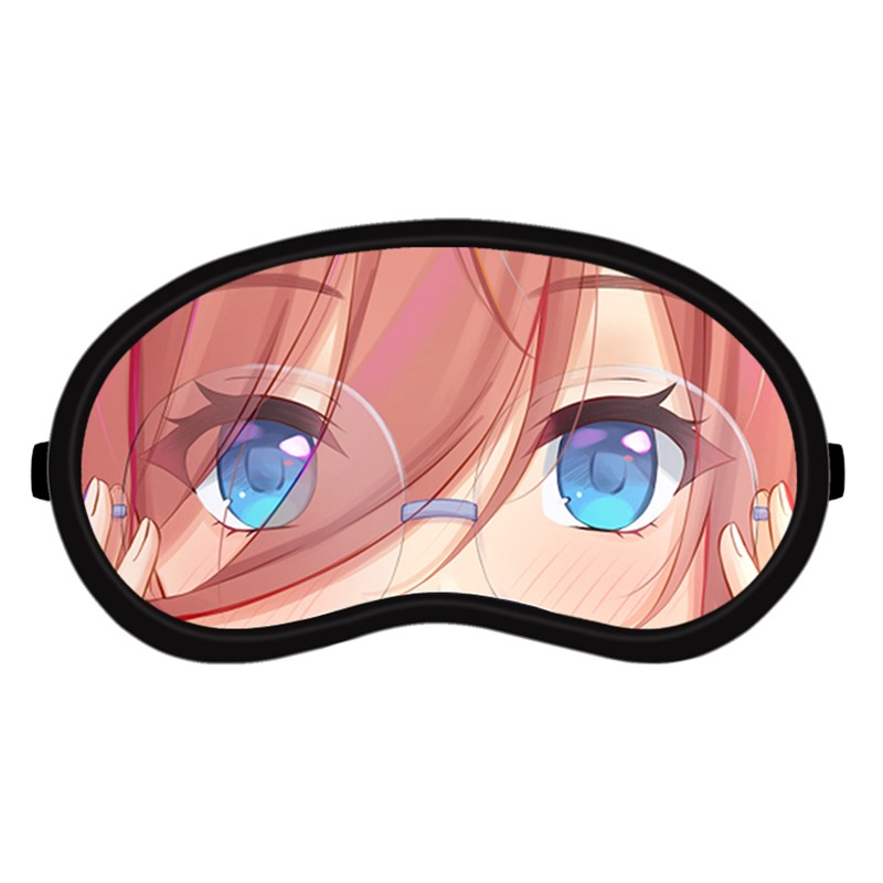 五等份花嫁动漫二次元周边卡通学生宿舍午睡遮光冰敷冷热两用眼罩