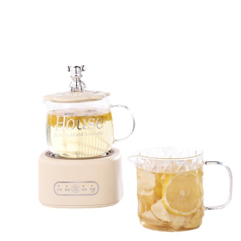 壶办公室小型多功能电热水壶盖热牛奶神器烧花茶水杯