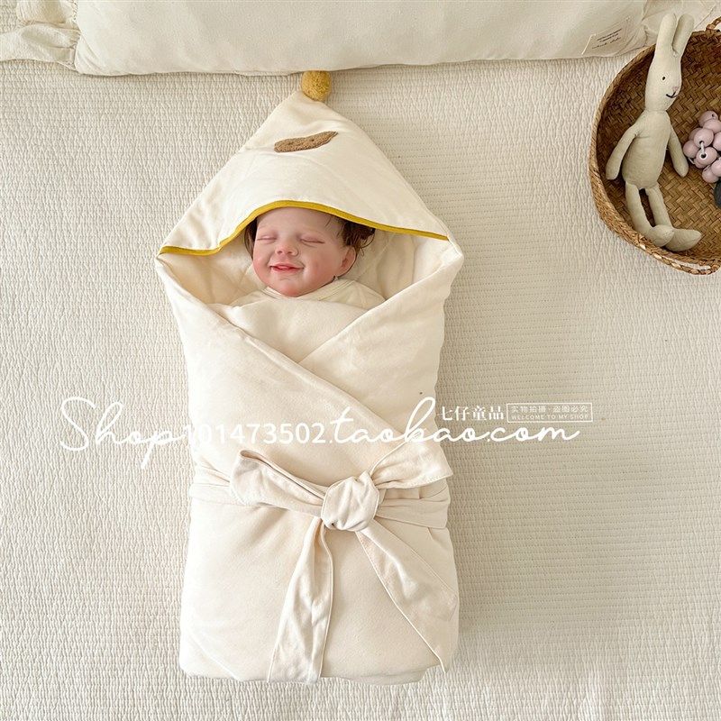 纯棉初生四季产房春秋薄棉外出新生儿包被婴儿秋冬十月份襁褓抱被,婴童用品,婴童抱被/抱毯,淘宝优惠券,粉丝福利购,淘宝优惠卷