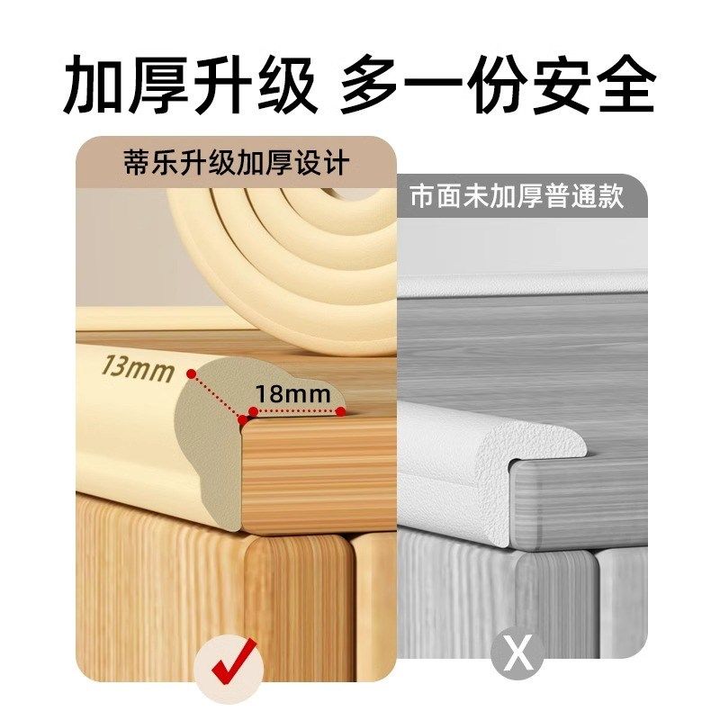 防撞条儿童环保无毒墙角包边护角贴宝宝桌角防磕碰软包保护条