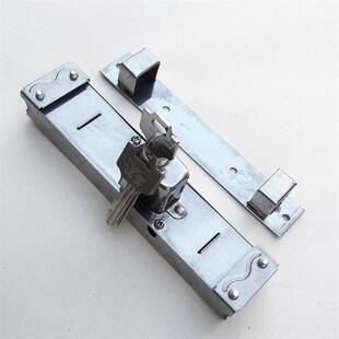 外装门锁老式防盗锁不锈钢铁拉闸门栅栏移门锁大门推拉门双舌碰锁