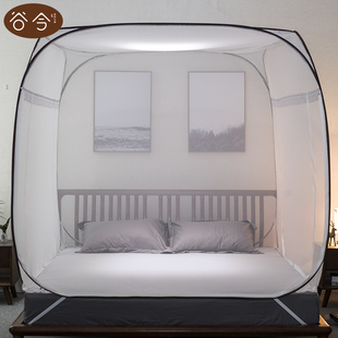 谷今免安装 1.8m床1.35米防尘家用加密加厚2.0M 蒙古包蚊帐2021新款