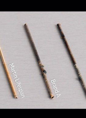 大树音乐屋 Martin马丁MA540T民谣木吉他琴弦全套磷铜镀膜吉他弦