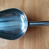 多功能家用鸽子料铲加厚不锈钢冰铲厨房家用米铲茶叶铲饲料粮食铲