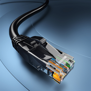 蓝叶网线家用千兆网线超六6类室外电脑高速宽带线五5成品网络线对