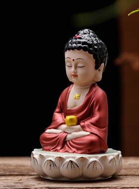 创意精品手工艺品陶瓷古典佛像如来观音菩萨中式家居车载平安摆件