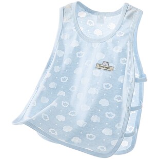 琵琶衣男童无袖背心夏季薄款外穿女童吊带男宝宝婴儿镂空儿童上衣