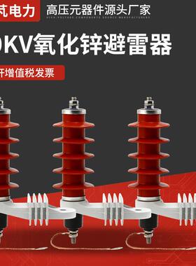 配电型变压器成套10KV氧化锌避雷器HY5WS-17-50L高压氧化锌避雷器