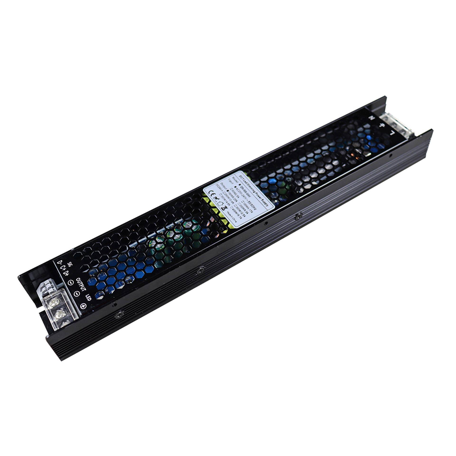 0-10V调色电源24V恒压防水LED驱动电源250W-400W线条灯开关电源