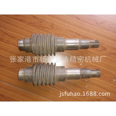 供应喷气织机配件高品质送经齿轮箱蜗杆直销质优价低