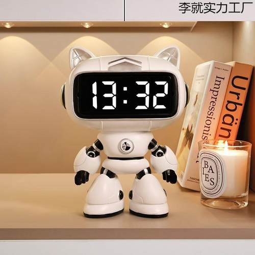 客厅卧室家用桌面台式钟表摆放式电子钟小闹钟时钟摆童