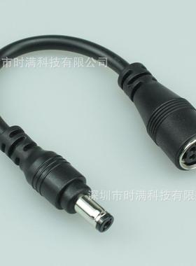 生产powerdin转DC5.5电源线打印机适配器转接线中kppx34pin
