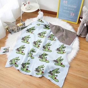 夏季 全棉卡通婴儿毛毯加厚保暖亲肤儿童家用盖毯宝宝被套垫褥