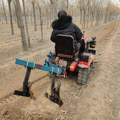 履带式农用小型耕地机家用山坡地翻地趟地机手履带链轨式微耕机