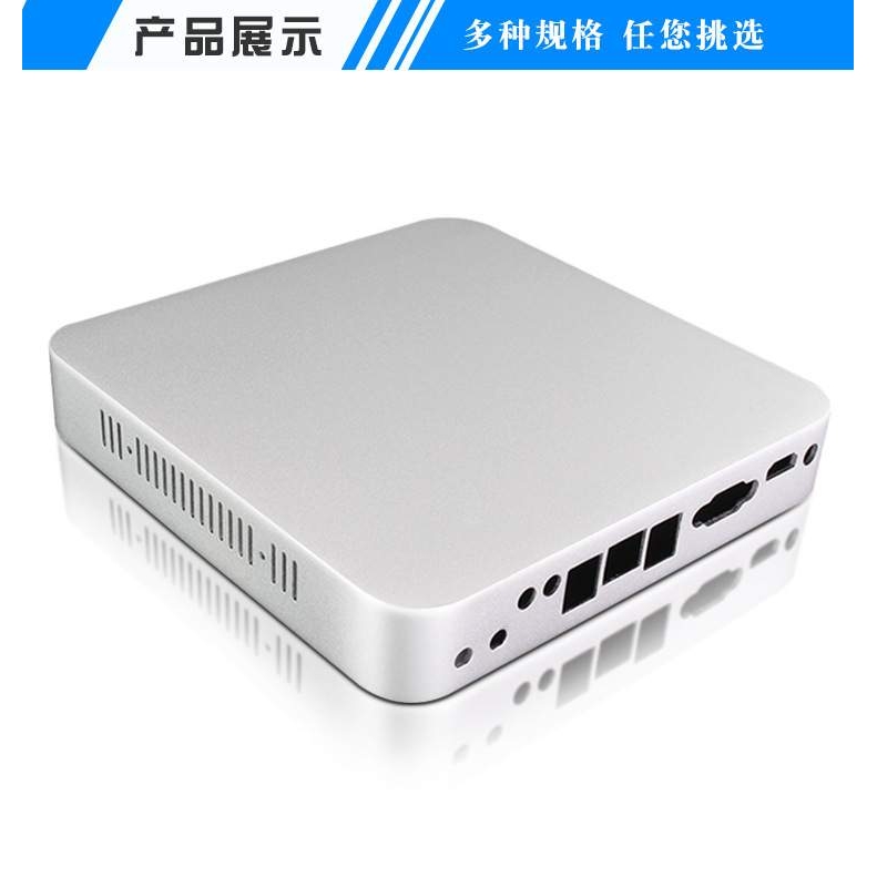 全铝ITX 迷你机箱台式电脑HTPC mini工控 软路由 NAS家用办公机箱