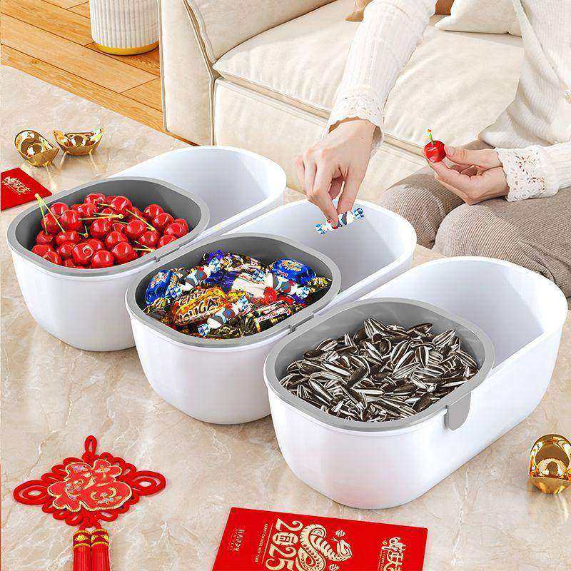 水果盘洗菜沥水篮2025新款高档大气客厅家用干果零食收纳盆,收纳整理,其他收纳盒,淘宝优惠券,粉丝福利购,淘宝优惠卷