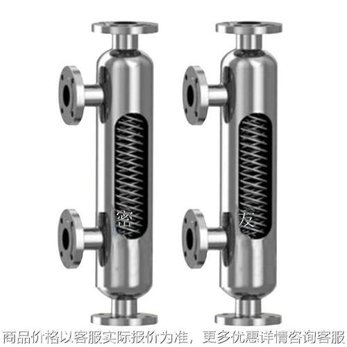 VOC有机溶剂尾气回收冷凝器 树脂换热器 不锈钢螺旋缠绕管换热器