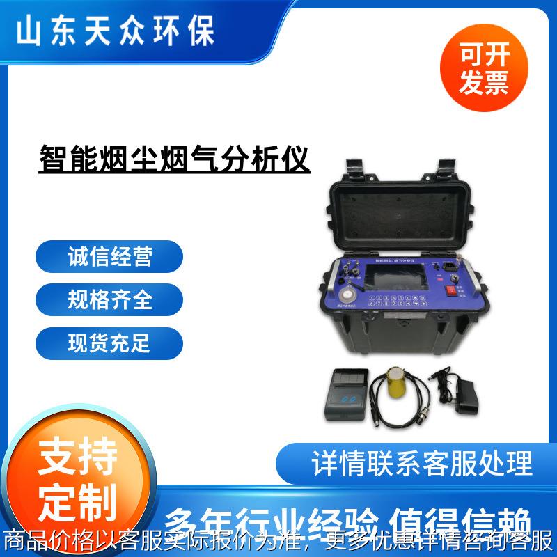 全自动智能烟尘烟气分析仪 触摸屏内置锂电池烟尘烟气测试仪