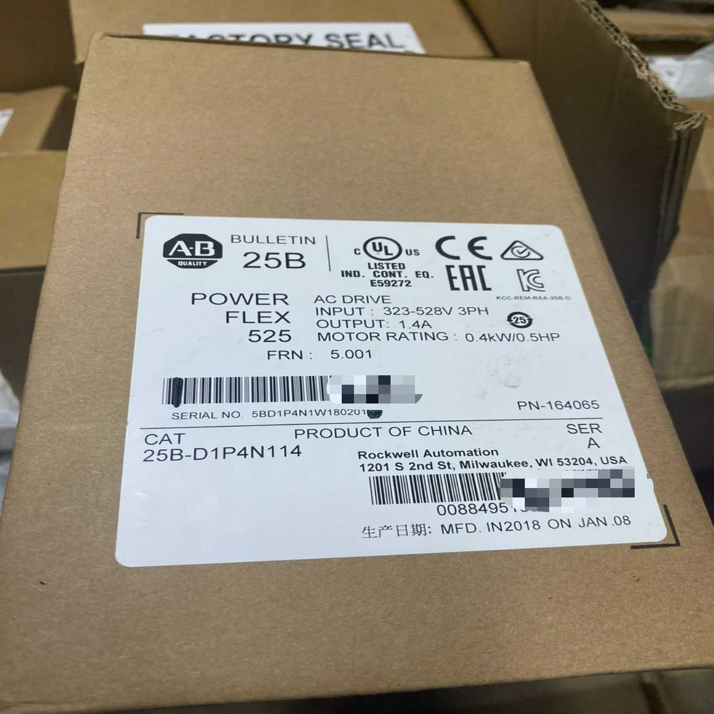 25B-V4P8N104 AB变频器 议价~询价