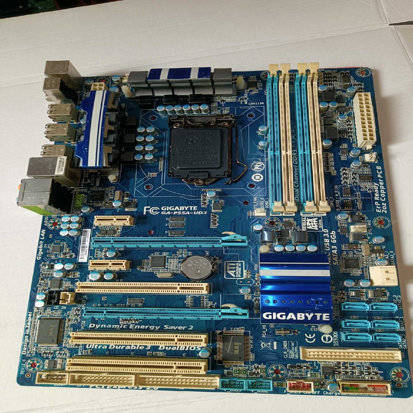 主板GA-P55A-UD3/P55A-UD3R豪华大板1【鑫鑫商铺】