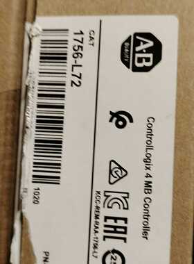 AB1756-L72B冲新级别，功能完好！【鑫鑫商铺】