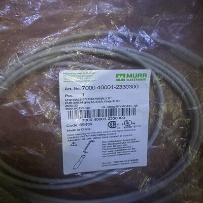 MURR穆尔7000-40001-2330300转换线~询价